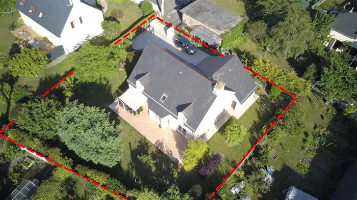 2-Dinard-gîte10 personnes-Le Clos Brizeux-Vue d'ensemble de la propriété_Drone  - 