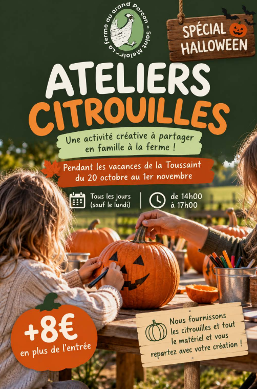 Ateliers citrouilles