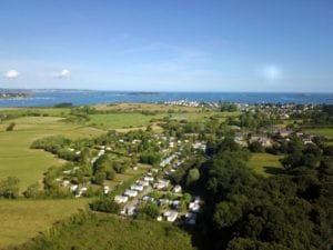 Camping-Le-Villeu-Lancieux-vue-du-ciel - ©Camping le Villeu