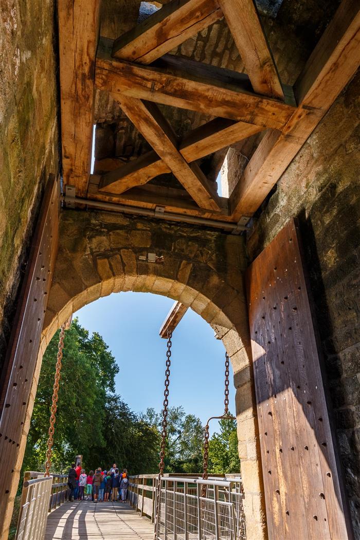 Château de la hunaudaye-pont-levis - Cédric Bossard