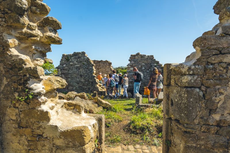 Visite de l'île, du Fort Cézon et de l'exposition de Mich Mao