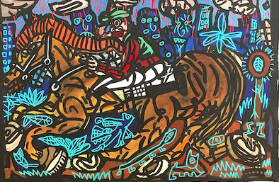 GALERIE DANIEL BESSEICHE DINARD Combas cavalier - ©Galerie Daniel Besseiche
