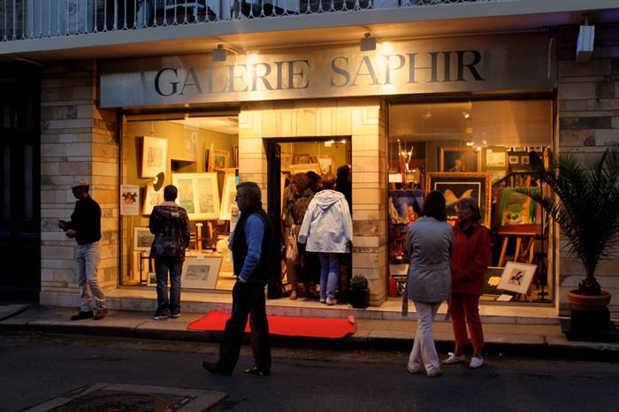 Galerie-Saphir-Dinard-facade - ©Galerie Saphir
