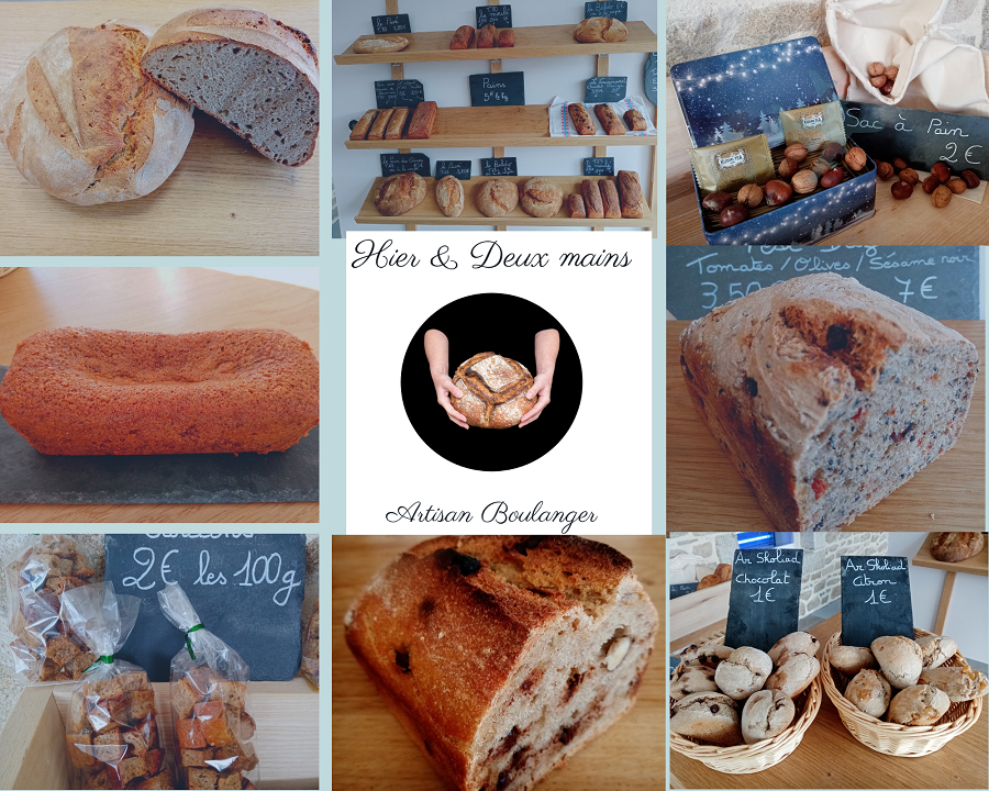 Visuel non libre de droit  - Boulangerie Hier et 2 Mains