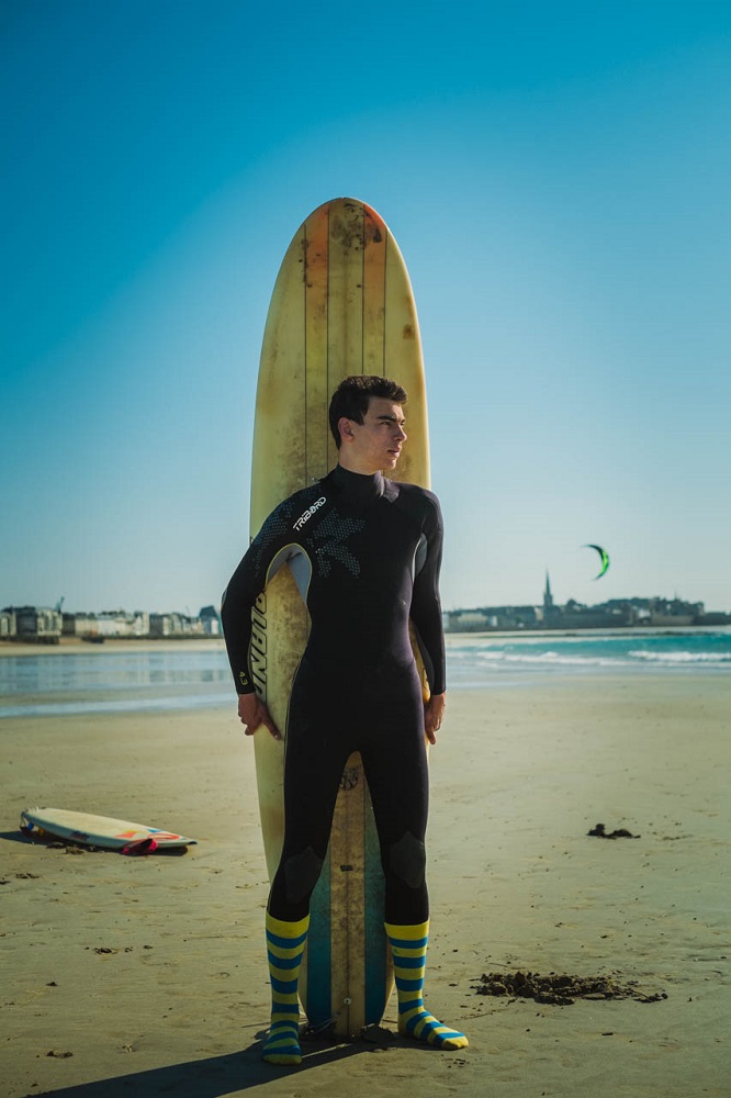 Josette-et-Tic-Dinard-surfer - ©Josette et tic