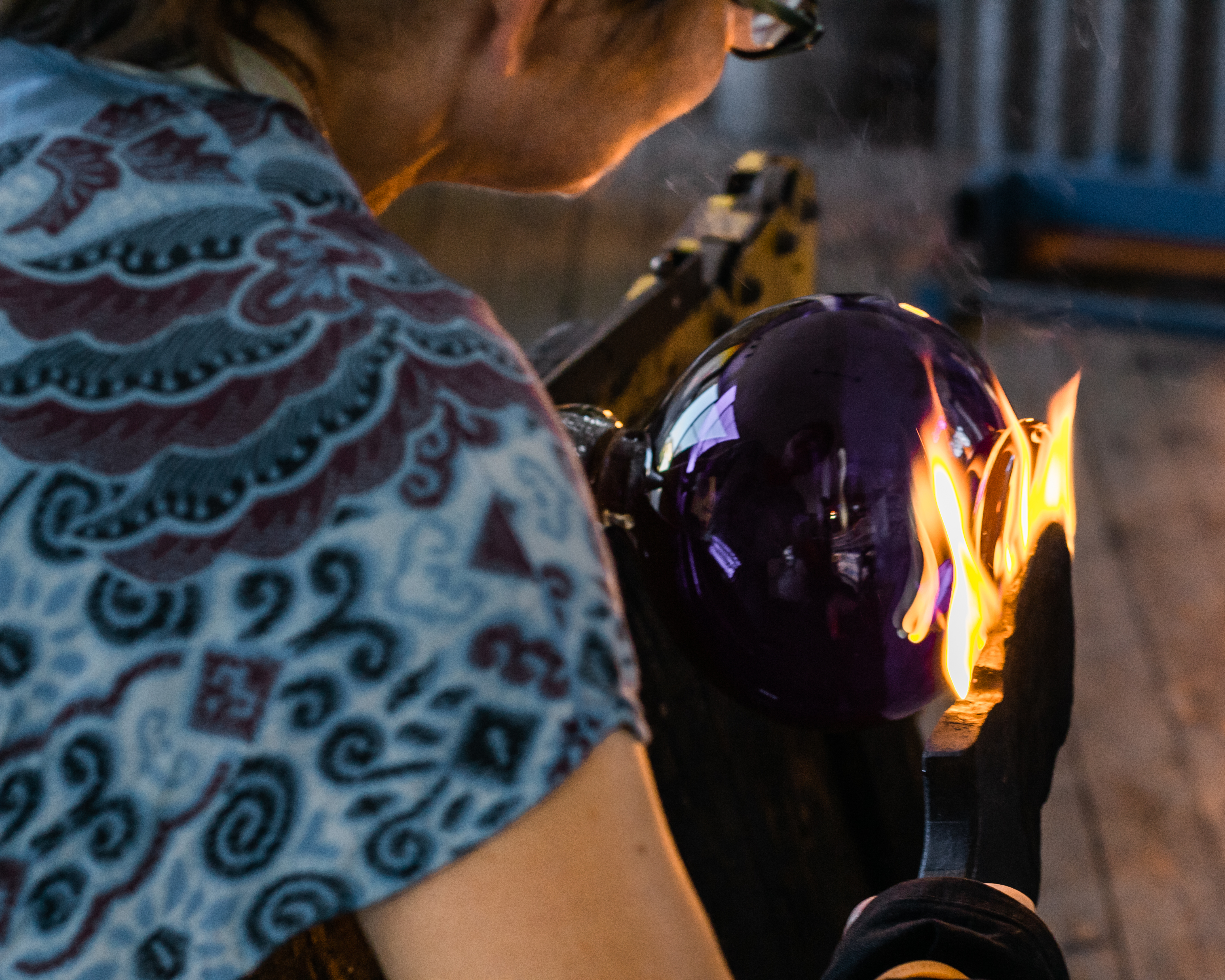 Visite de l'Atelier du verre
