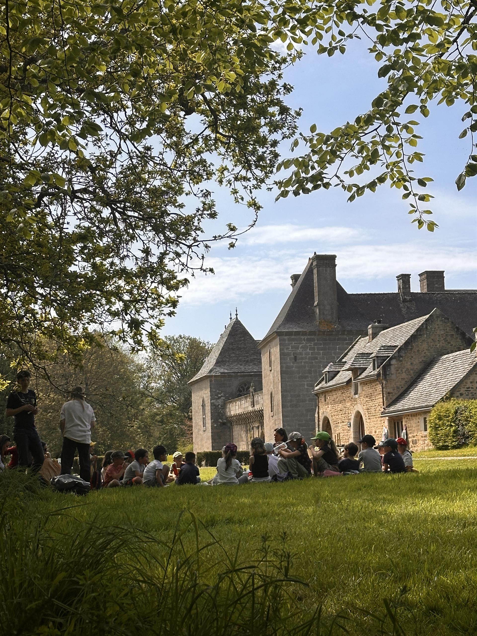 Parc du château Château de Kergroadez Brélés