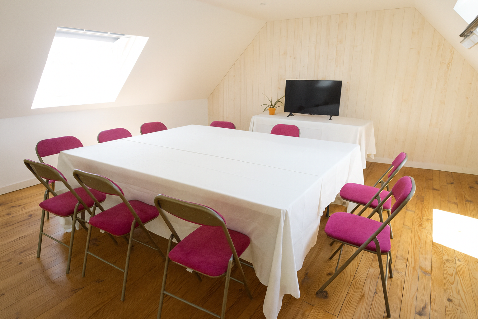 Salle de réunion lumineuse et moderne (1)