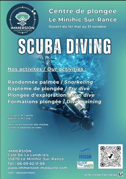 affiche immersion malouine- minihic sur rance - alexandre roussel - © Alexandre Roussel