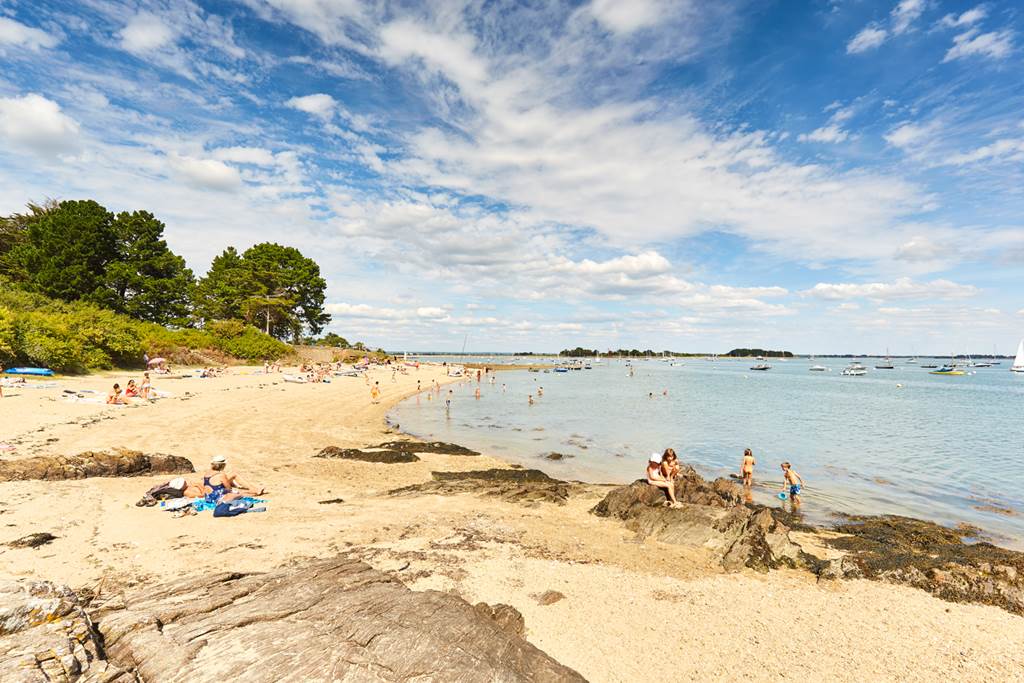 Plage de Pénéra-Ile d'Arz-Golfe-du-Morbihan-Bretagne sud