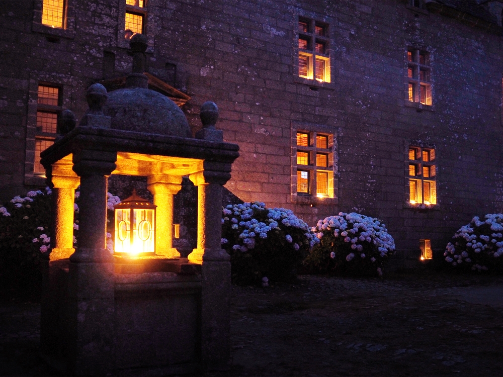 chandelle Château de Kergroadez Brélés