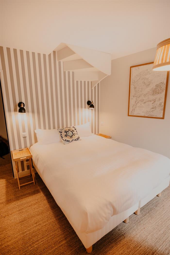 lodge entre terre et mer 1er chambre 4 sur 7 - © La Maison des Gabariers