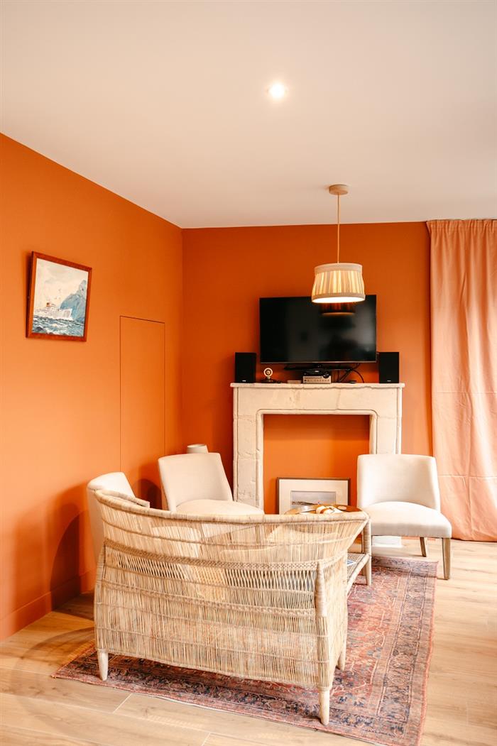 lodge entre terre et mer salon 2 sur 7 - © La Maison des Gabariers