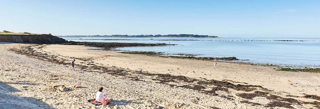 Plage des Granges Billiers Morbihan